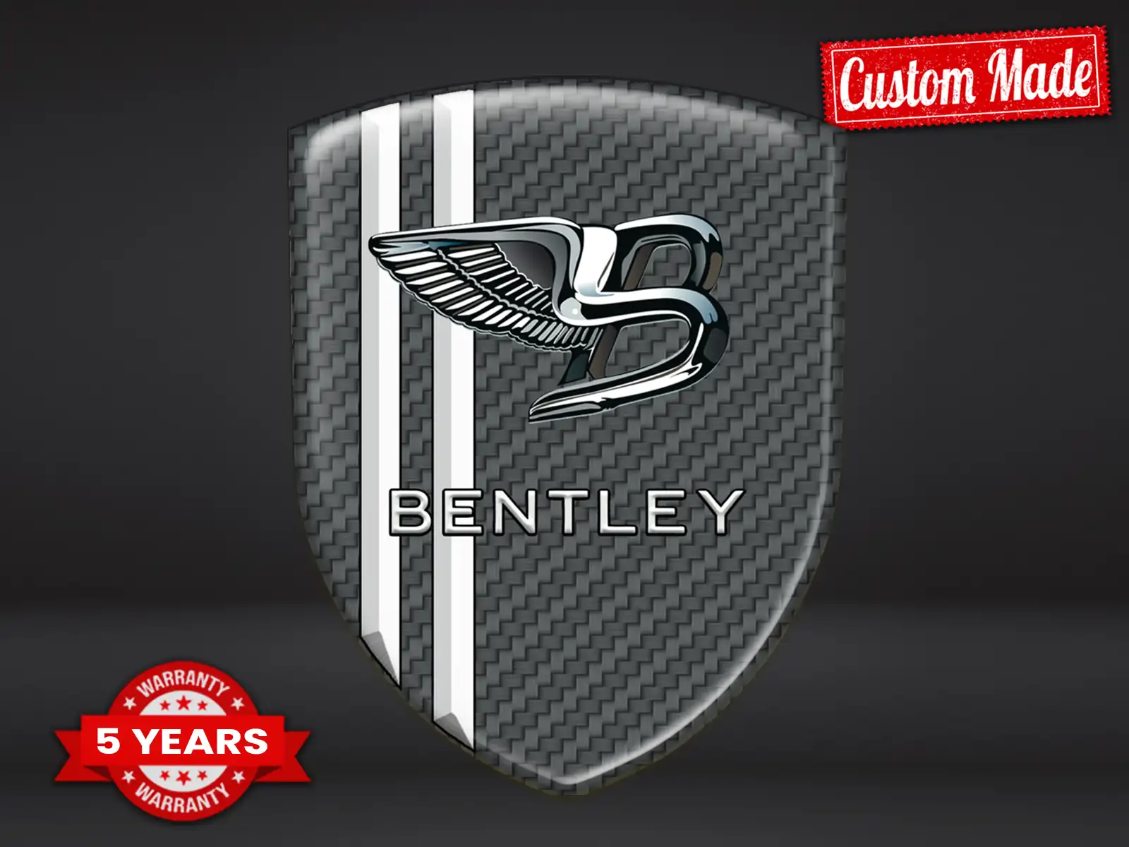 Bentley Sticker Pare-Brise Contemporain Max Chic Pro Robuste